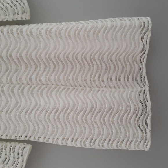 Lilly Pulitzer Topanga Dress Small Cream Crochet Lace Beach Coastal Vacation - Picture 8 of 15